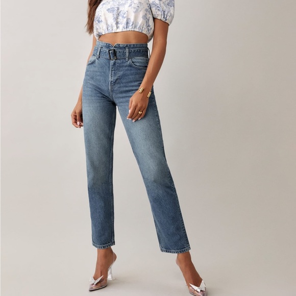 Sold - Reformation Cynthia Jeans Sz 30 - Picture 2 of 9